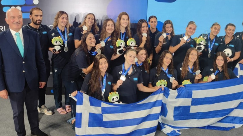 Παγκόσμιο πρωτάθλημα πόλο U18: Ασημένιο μετάλλιο για την Εθνική Νεανίδων