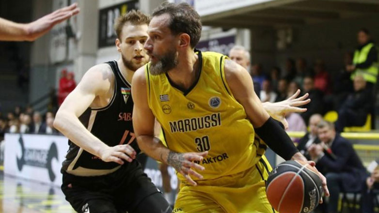 Europe Cup: Τρίτη νίκη για το Μαρούσι, 82-71 τη Σαμπάχ