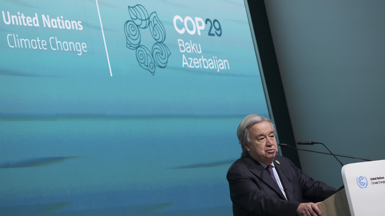 COP29: Με ανάμεικτα συναισθήματα υποδέχτηκε τη συμφωνία ο γενικός γραμματέας του ΟΗΕ