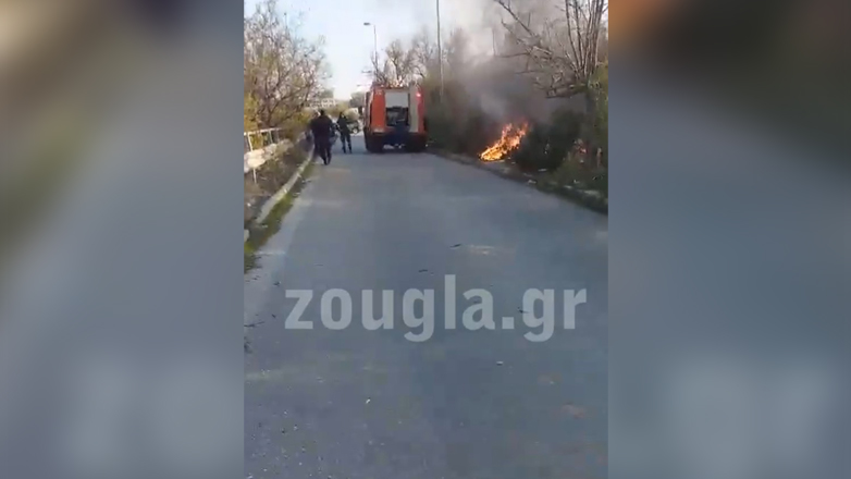 Φωτιά πριν λίγο σε περιοχή κοντά στο αεροδρόμιο Τατοΐου