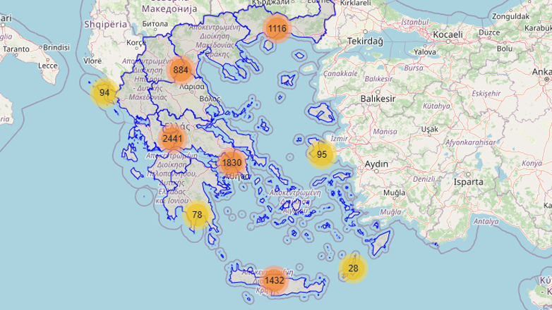 Χάρτη με χώρους καταφυγής σε περίπτωση ανάγκης ανέβασε το gov.gr