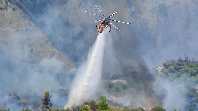 Φωτιά σε αγροτοδασική έκταση στην Πρέβεζα