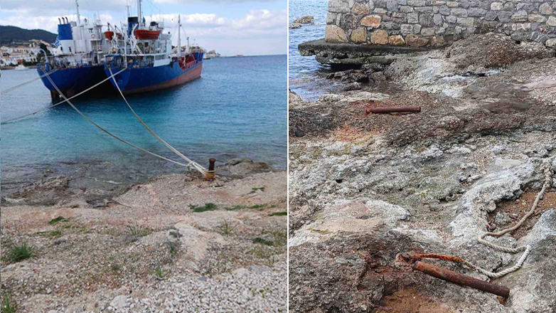 Καταγγελία της ΠΕΠΙΕΘ για τις κομμένες δέστρες στο Παλιό Λιμάνι των Σπετσών