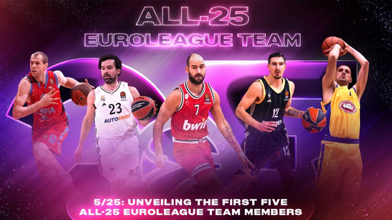 All-25 Euroleague Team: Ο Σπανούλης στους πρώτους πέντε που ανακοίνωσε η διοργανώτρια αρχή στη κορυφαία ομάδα