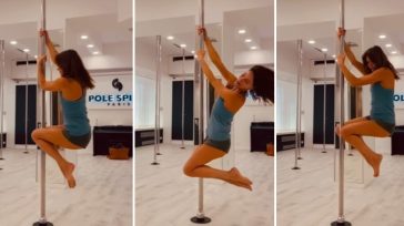 Το pole dancing της Κάρλα Μπρούνι