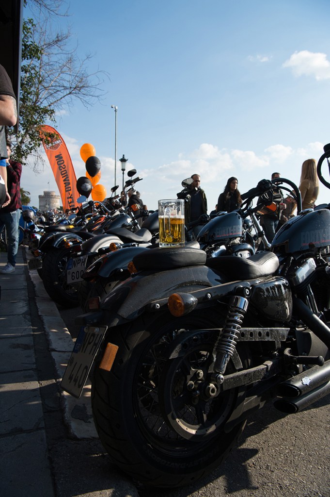 Δε γίνεται να δεις τόσες μαζεμένες Harley Davidson και να μην σταματήσεις να τις θαυμάσεις...