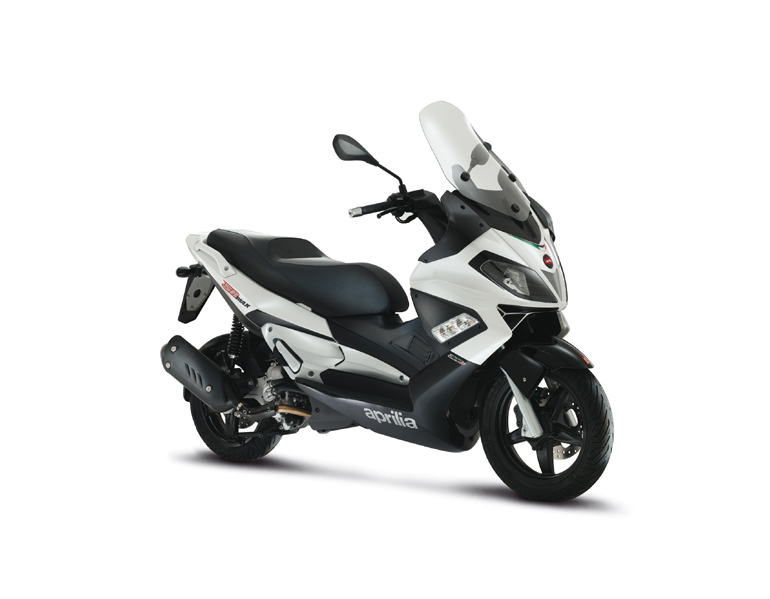 Το Aprilia SR Max εφοδιάζεται με κινητήρα 300 κ.εκ. και πωλείται για 3.990 ευρώ...