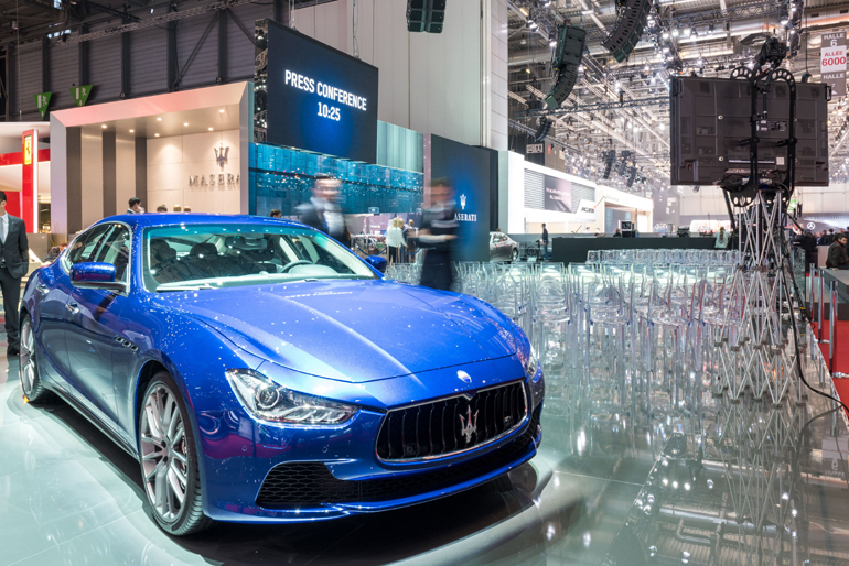H Maserati βρίσκεται στην Γενεύη κι είναι σίγουρο πως θα προσελκύσει τα βλέμματα των επισκεπτών...