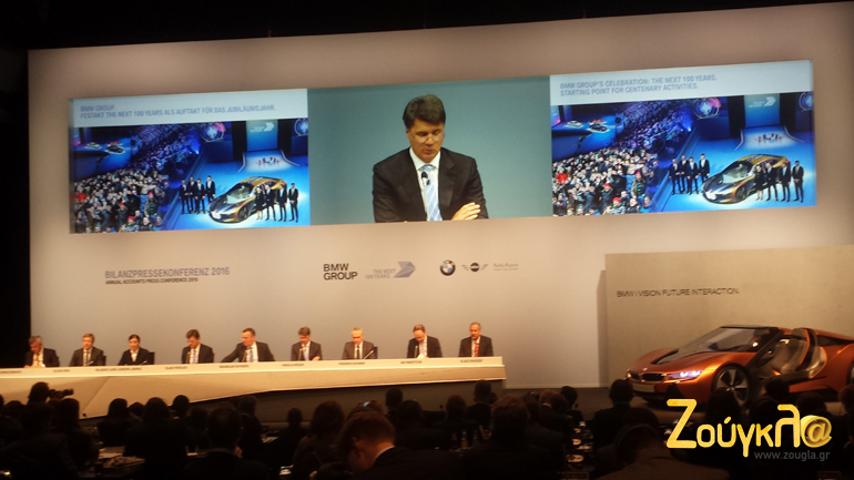 Ο πρόεδρος του BMW Group Harald Kruger μίλησε στο συνέδριο...