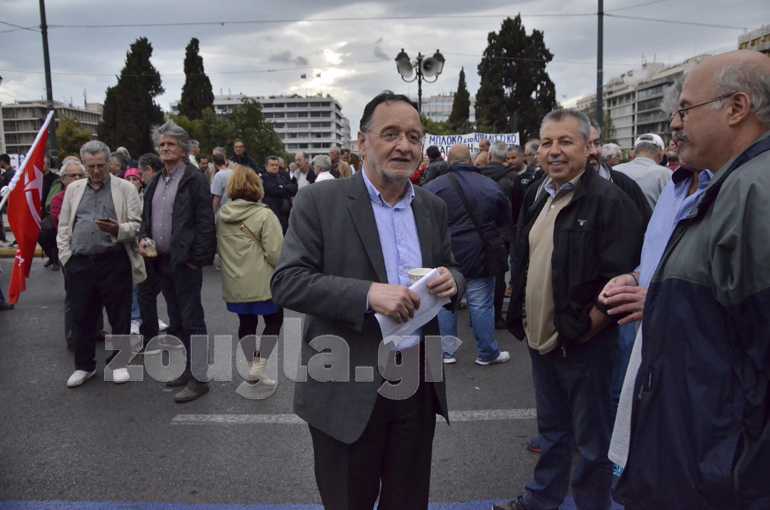 Ο πρόεδρος της ΛΑΕ Παναγιώτης Λαφαζάνης