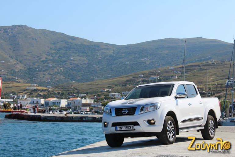 Το Nissan Navara στην Άνδρο...