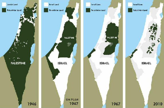 Η σταδιακή εξαφάνιση της Παλαιστίνης