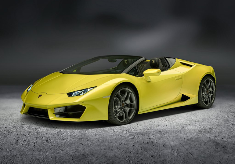 Με την πισωκίνητη Lamborghini Huracan Spyder ο πελάτης απλά επιλέγει την έκδοση που πραγματικά θα ήθελε...