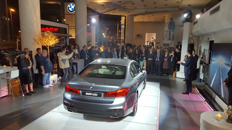 Παρουσίαση της νέας BMW Series 5 στις εγκαταστάσεις της BMW - Σπανός