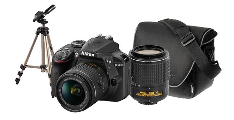Nikon D3400 με δώρο τρίποδο και τσάντα μεταφοράς!