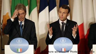 Ο Ιταλός πρωθυπουργός Τζεντιλόνι και ο Γάλλος πρόεδρος Μακρόν συμφώνησαν στην υπογραφή διμερούς συμφώνου εντός του 2018