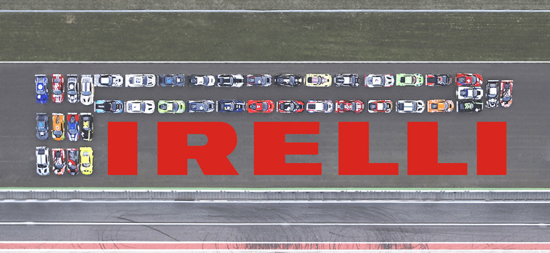 Το γιγαντιαίο λογότυπο της Pirelli μήκους 80 και ύψους 12 μέτρων 