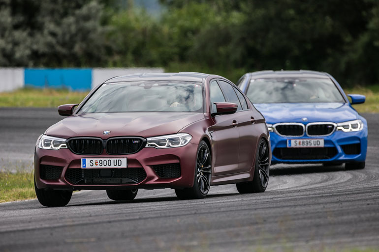 H συγκεκριμένη BMW Μ5 βαμμένη στο χρώμα frozen dark red είναι μια από τις 400 που φτιάχτηκαν για το λανσάρισμα του μοντέλου...