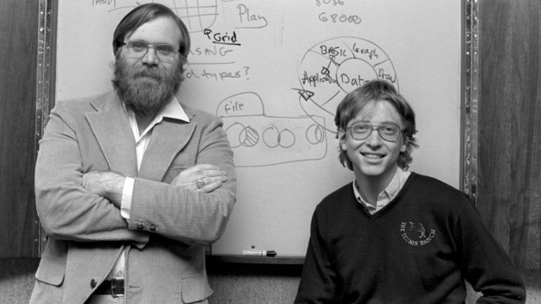 Οι ιδρυτές της Microsoft, Paul Allen και Bill Gates