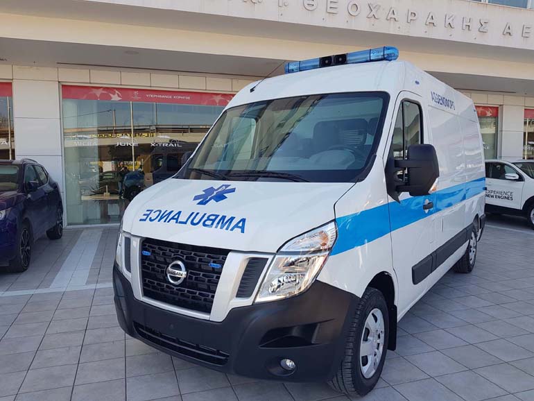 Το ασθενοφόρο Nissan NV400