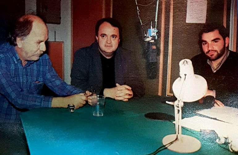Από δεξιά: Νάσος Γουμενίδης, νίκος Διαμαντής και Δημήτρης Παπαγεωργίου...