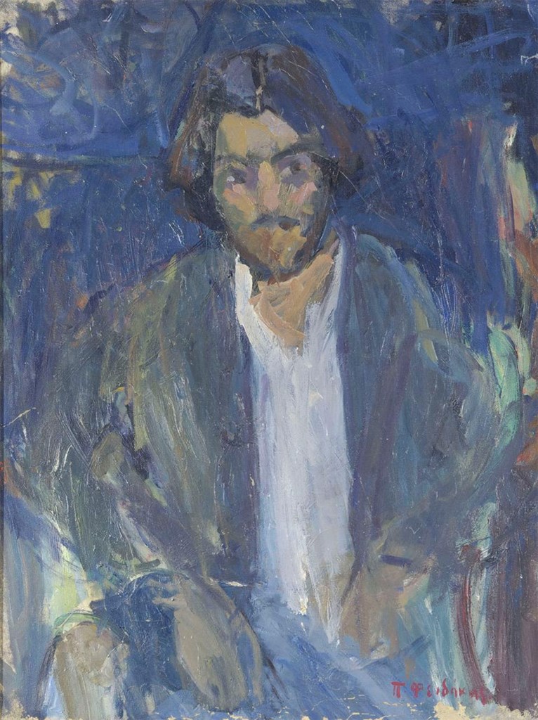 Φειδάκης Πάνος-Young man, 1984, 74x55