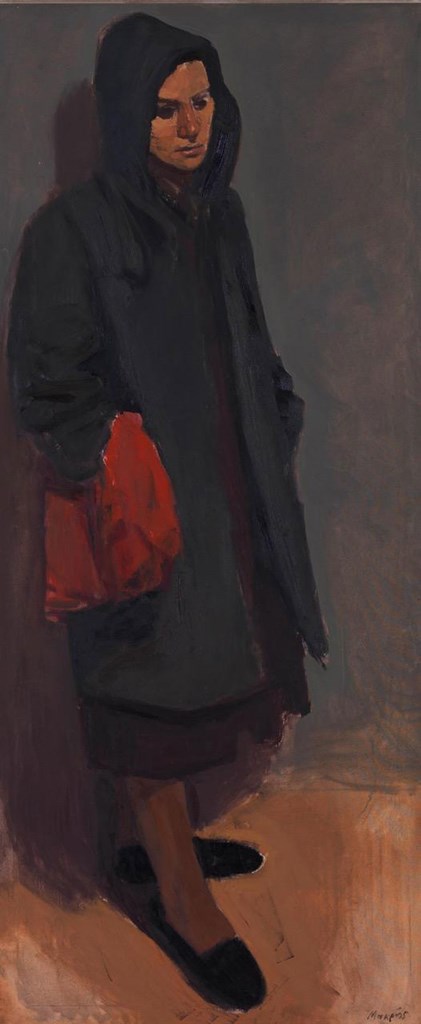 Μακρής Θανάσης - Marla, 1982, oil on canvas, 185x80