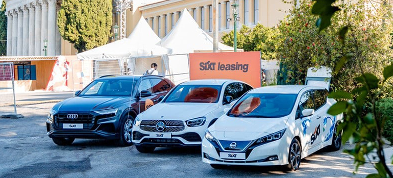 Η SIXT διαθέτει και αυτή με τη σειρά της σημαντικό στόλο οχημάτων... 