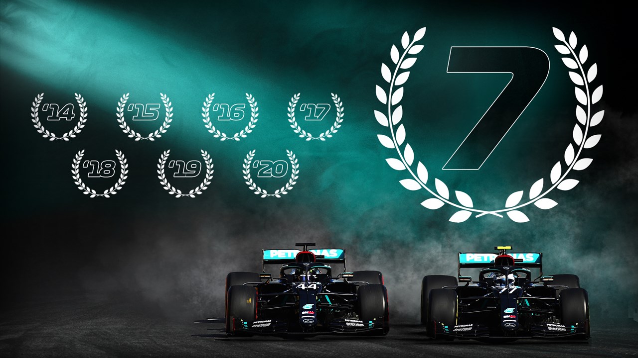 Επτά συνεχόμενοι παγκόσμιοι τίτλοι για την Mercedes...