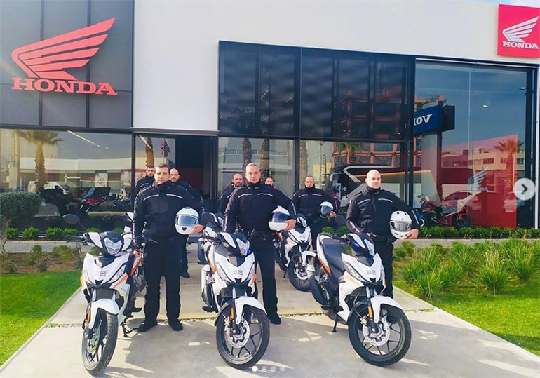 Με νέες μοτοσικλέτες Honda εξοπλίστηκε η Δημοτική Αστυνομία Αθηνών