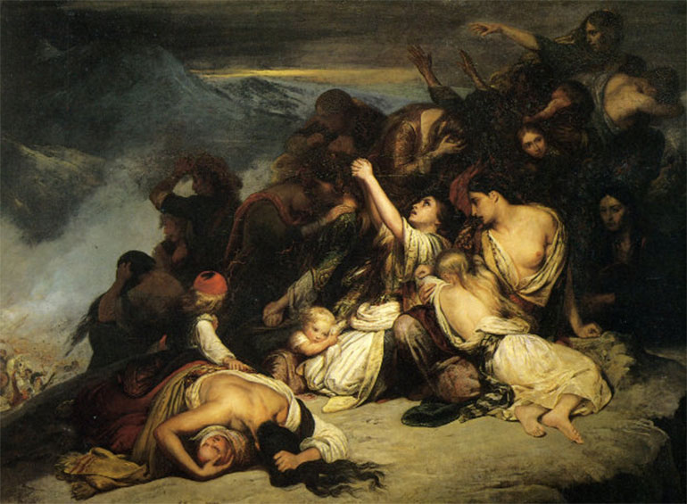 Οι Σουλιώτισσες, πίνακας του Αρί Σεφέρ (1827)