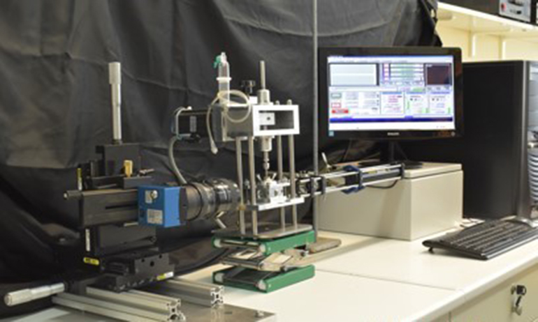 Εργαστηριακή διάταξη στο Τμήμα Χημείας του ΑΠΘ για δοκιμές λειτουργικών παραμέτρων κατά τον σχεδιασμό των πειραμάτων για την διαστημοσυσκευή SMD-PASTA.