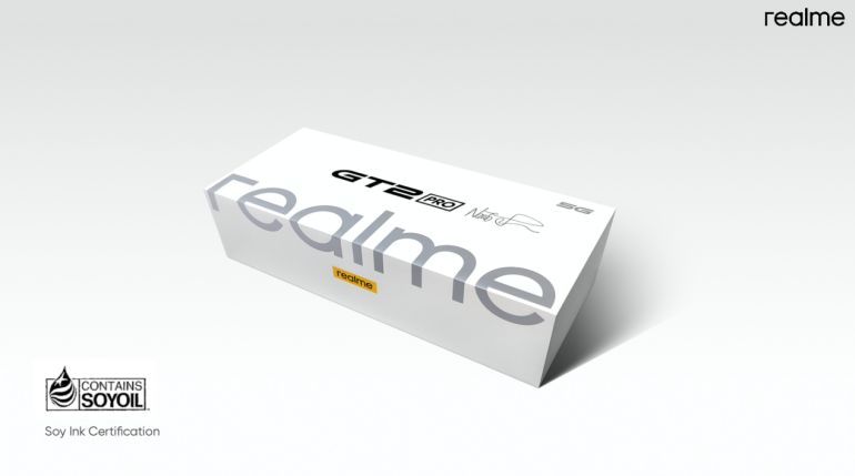 Ανακυκλώσιμη συσκευασία της σειράς realme GT 2