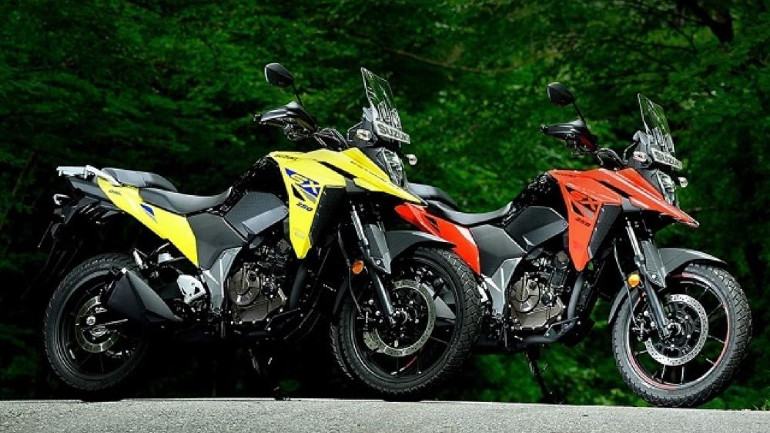 Εμπνευσμένο από το μεγαλύτερο V-Strom 1050 στον σχεδιασμό του.