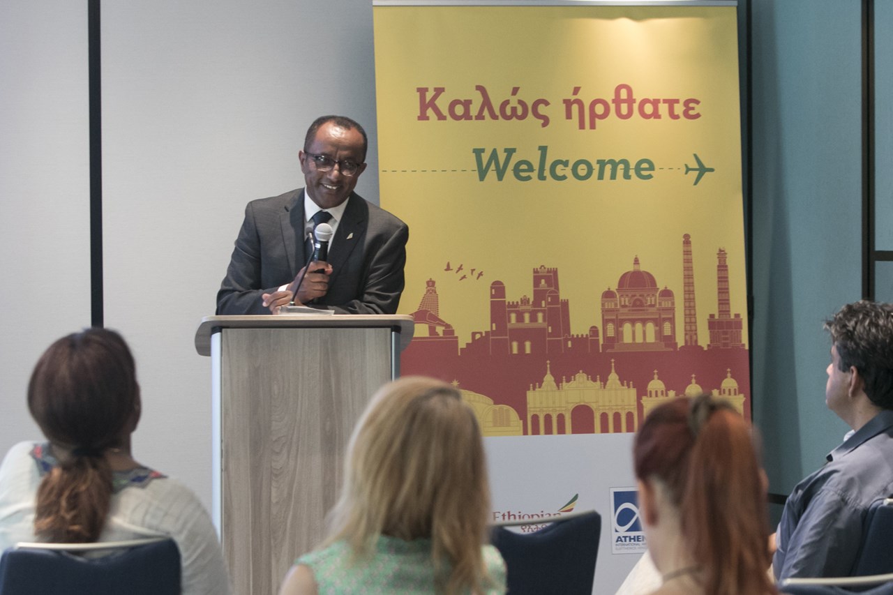 O κ. Mesfin Biru, Managing Director Ethiopian International Services, Ethiopian Airlines