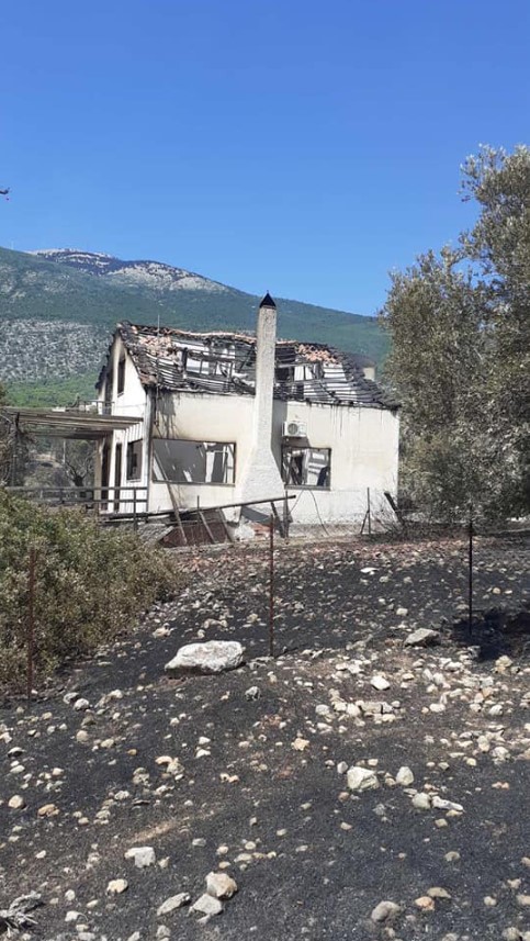 Κάηκε ένα σπίτι στο Πόρτο Γερμενό