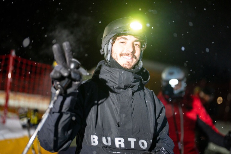 Ο Παγκόσμιος Πρωταθλητής 2022 Pecco Bagnaia στη νυχτερινή κατάβαση
