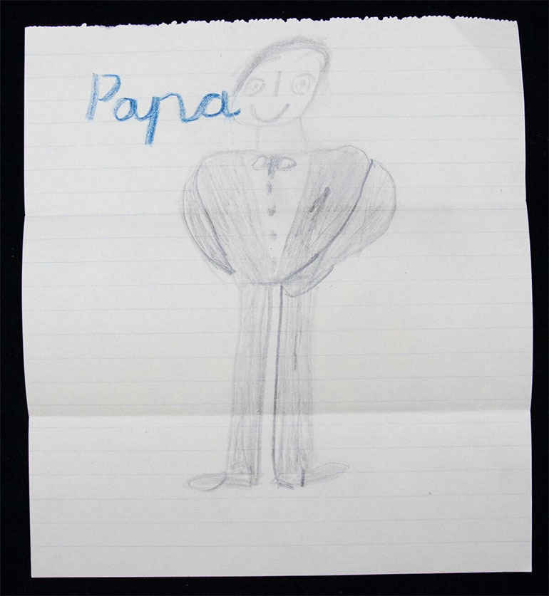 Ο ζωγραφισμένος με μολύβι «Μπαμπάς», πρίγκιπας Φίλιππος  Emma Errington/Hansons Auctioneers