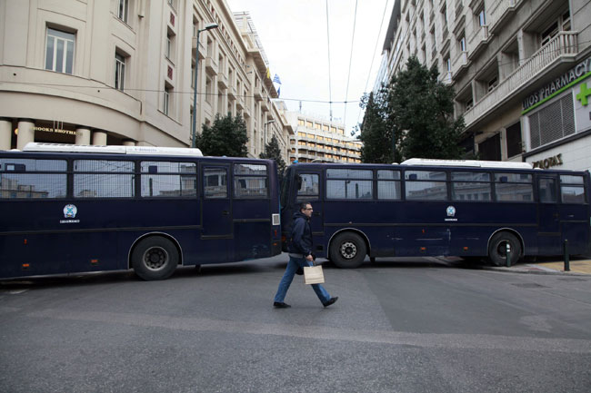 Αποκλεισμένο το κέντρο