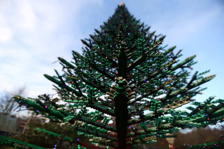 Χριστουγεννιάτικο δέντρο από Lego, Μπέρκσαϊρ, Αγγλία