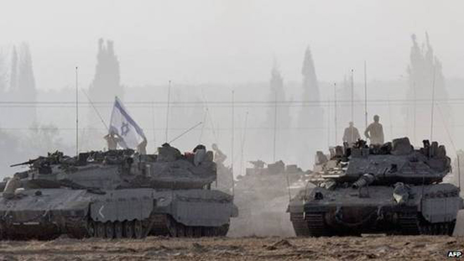 Σε κατάσταση ετοιμότητας οι ισραηλινές ένοπλες δυνάμεις έξω από τη Γάζα