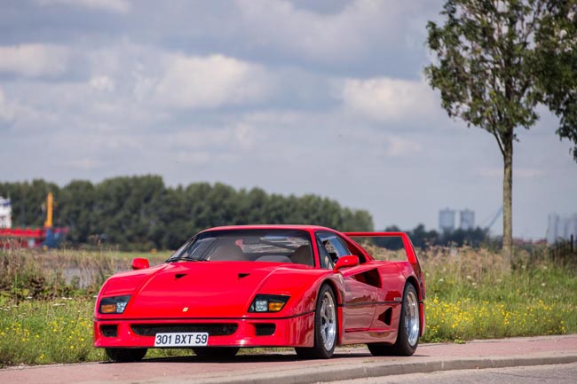 H Ferrari F40 του Nigel Mansell