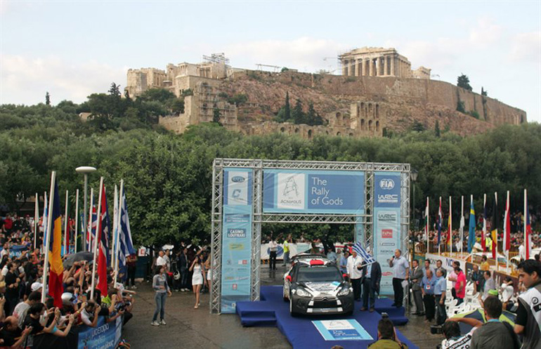 Η εκκίνηση του φετινού Ράλι Ακρόπολις θα δοθεί κάτω από τον Ιερό Βράχο της Ακρόπολης....