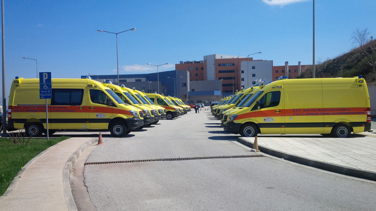 H Βόρεια Ελλάδα έχει 21 σύγχρονα ασθενοφόρα...