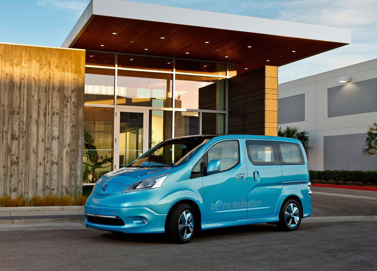 Το επαγγελματικό ηλεκτρικό Nissan e-NV 200...