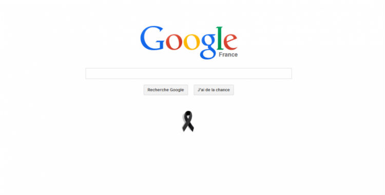 Με μαύρη κορδέλα η Google